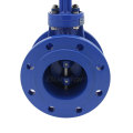 Bundor DN50 class150 worm gear double flanged type butterfly valve ductile iron air water butterfly valve